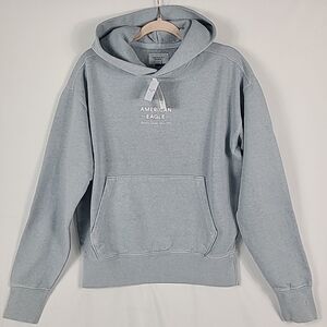 NEW American Eagle Women’s Blue Oversized Hoodie Sz XL NWT